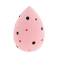 thumbnail image 1 of Unique Bargains 1 Pc Two Color Polkadots Face Makeup Sponge for Bedrooms Pink Hydrophilic Polyurethane, 1 of 5