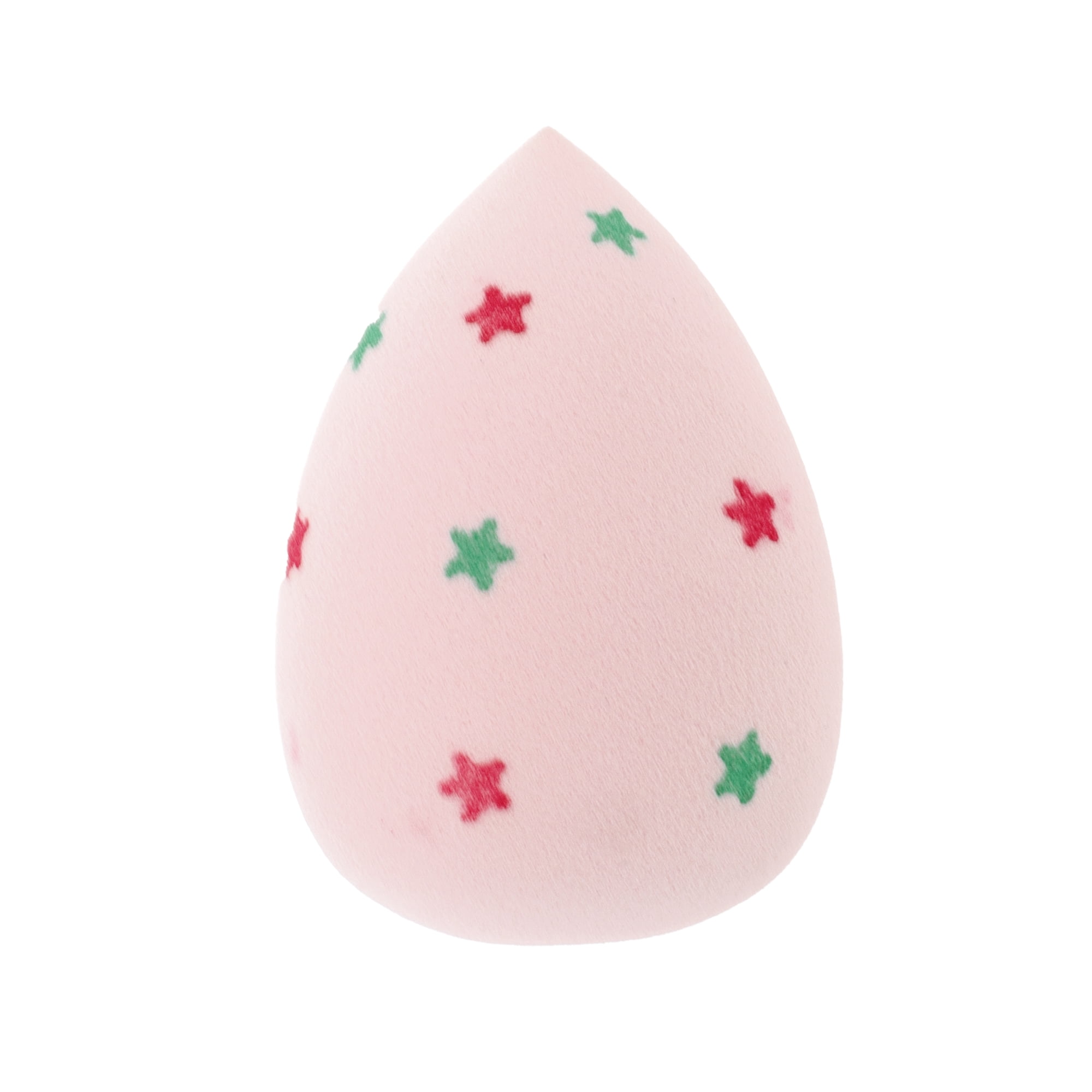 Unique Bargains 1 Pc Two-color Star Makeup Sponge for Makeup Pink