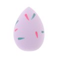 thumbnail image 1 of Unique Bargains 1 Pc Two-color Willow Leaf Face Makeup Sponge for Bedrooms Purple Hydrophilic Polyurethane, 1 of 5
