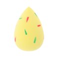 thumbnail image 1 of Unique Bargains 1 Pc Two-color Willow Leaf Face Makeup Sponge for Bedrooms Yellow Hydrophilic Polyurethane, 1 of 5