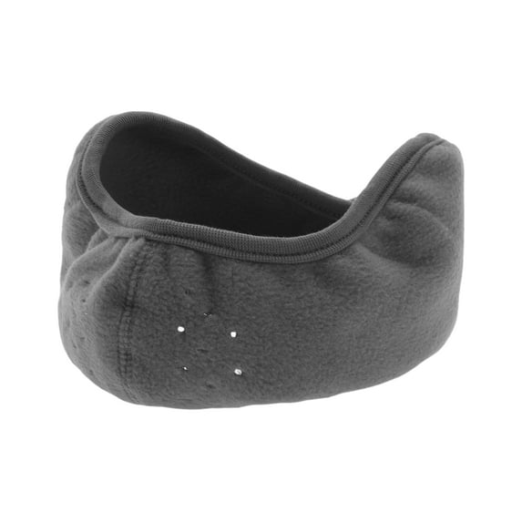 Unique Bargains 1 Pc Two-in-one Face Mask Ear Protection Balaclava for Cycling Dark Gray