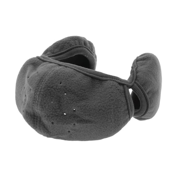 Unique Bargains 1 Pc Two-in-one Face Mask Windproof Balaclava for Cycling Dark Gray