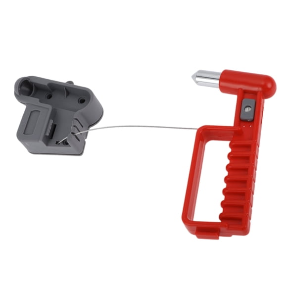 Unique Bargains 1 Pc Universal Car Safety Hammer Glass Breaker Urgent Escape Tool Black Gray