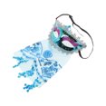 thumbnail image 1 of Unique Bargains 1 Pc Veiled Half Face Party Mask for Masquerade Party Blue, 1 of 5