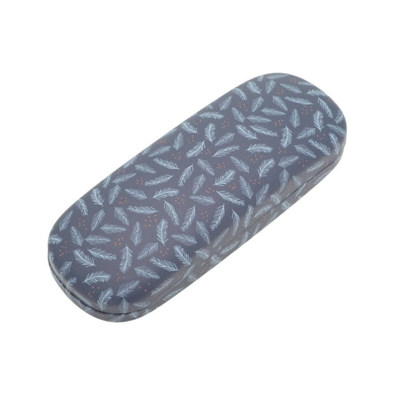 Unique Bargains 1 Pc Vintage Pattern EyeGlasses Case Durable Eyeglasses Storage Navy Blue