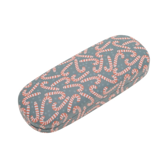 Unique Bargains 1 Pc Vintage Pattern EyeGlasses Case Durable Eyeglasses Storage Orange