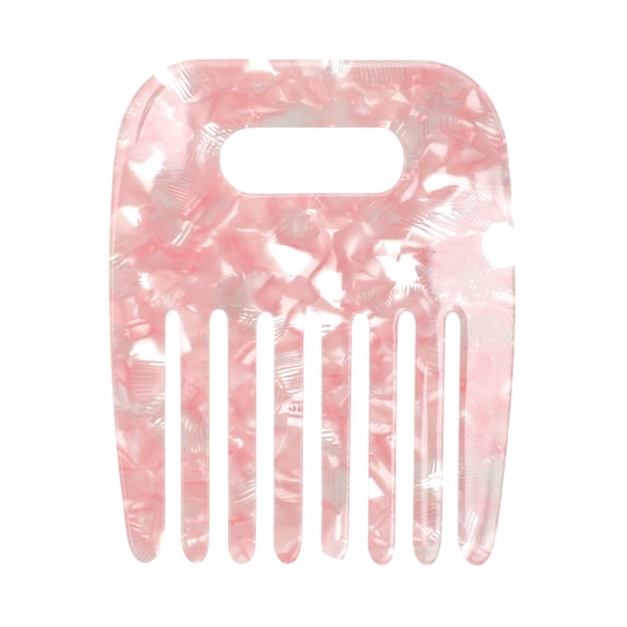Unique Bargains 1 Pc Vintage Portable Hair Insert Comb for Effortless Detangling Red