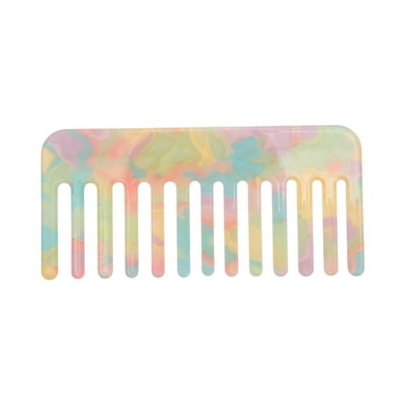 Unique Bargains 1 Pc Vintage Portable Wide Tooth Comb for All Hair Types Multicolored