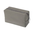 thumbnail image 1 of Unique Bargains 1 Pc Waffle Plaid Pattern Makeup Bag for Travel Gray Polyester, 1 of 6