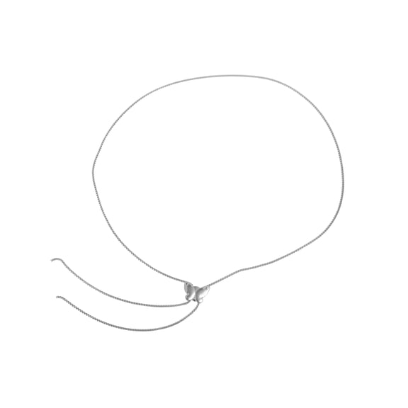 Unique Bargains 1 Pc Waist Chain Butterflies Adjustable Waist Cord for Women Silver Tone