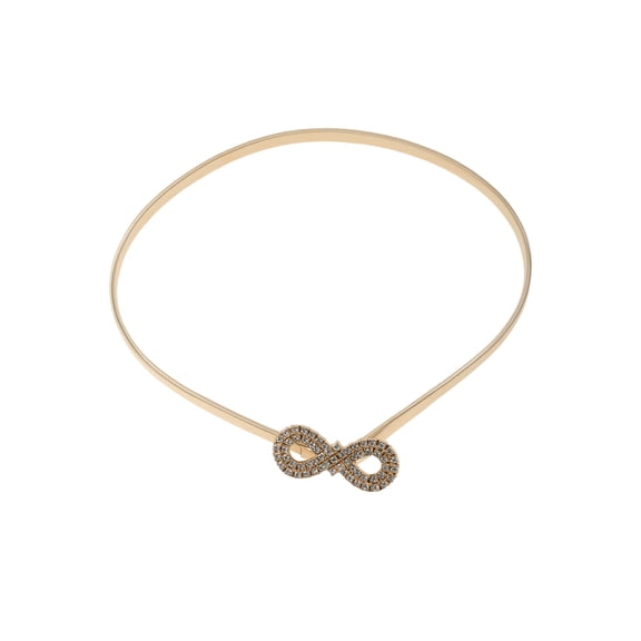 Unique Bargains 1 Pc Waist Chain Fashion Spring Design Adjustable Waist Cord for Women Gold Tone