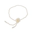 thumbnail image 1 of Unique Bargains 1 Pc Waist Chain Faux Pearls Adjustable Waist Cord for Women White, 1 of 6