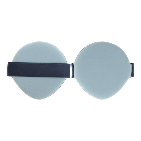 Unique Bargains 1 Pc Washable Powder Puff for Travel Dressing Tables Light Blue Hydrophilic Polyurethane