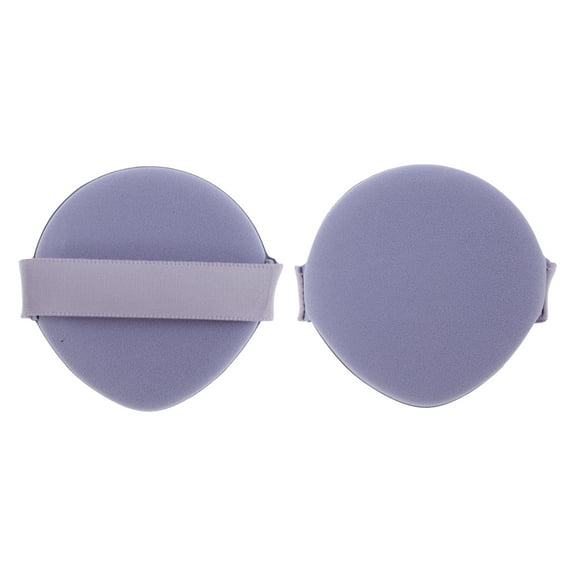 Unique Bargains 1 Pc Washable Powder Puff for Travel Dressing Tables Light Purple Hydrophilic Polyurethane