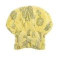 thumbnail image 1 of Unique Bargains 1 Pc Water-absorbent Bow Print Hair Towel for Bathroom Yellow Coral Fleece, 1 of 3