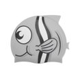 thumbnail image 1 of Unique Bargains 1 Pc Waterproof Cartoon Pattern Swim Cap Gray, 1 of 6