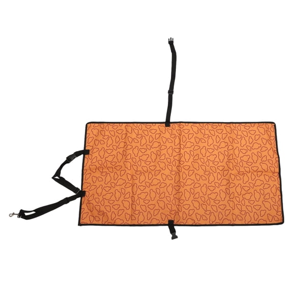 Unique Bargains 1 Pc Waterproof Pet Car Seat Cover for Pet Dog Pattern Orange