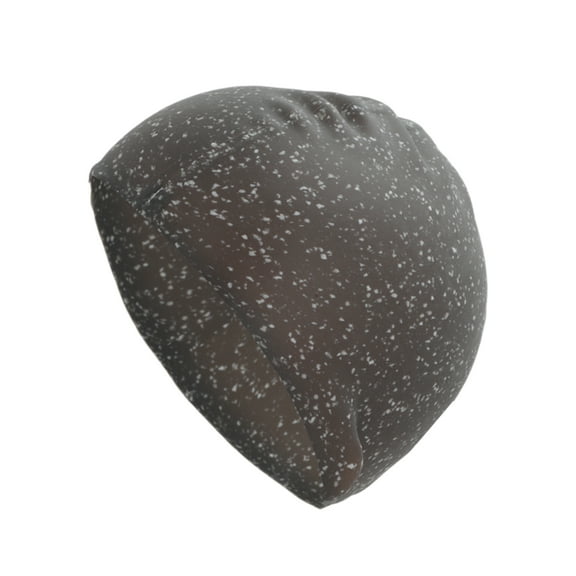 Unique Bargains 1 Pc Waterproof Snow Pattern Swimming Cap Gray