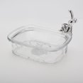 thumbnail image 1 of Unique Bargains 1 Pc Waterproof Soap Holder Rabbit Pattern Clear Soap Holder for Bathroom 5.51"x4.13"x1.65", 1 of 6