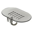 thumbnail image 1 of Unique Bargains 1 Pc Waterproof Soap Holder with Hook Gray Soap Holder for Bathroom 5.51"x3.54"x1.73", 1 of 6