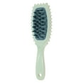 thumbnail image 1 of Unique Bargains 1 Pc Wave Edge Hair Shampoo Brush for Head Massage 8.86"x2.83"x1.3" Deep Green, 1 of 6