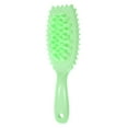 thumbnail image 1 of Unique Bargains 1 Pc Wave Edge Hair Shampoo Brush for Head Massage 8.86"x2.83"x1.3" Green, 1 of 6