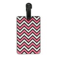 thumbnail image 1 of Unique Bargains 1 Pc Wave Pattern Luggage Tag for Travelling Pink, 1 of 5