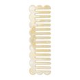thumbnail image 1 of Unique Bargains 1 Pc Wave Rectangular Hair Comb Yellow Acetate Sheet, 1 of 6