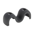 thumbnail image 1 of Unique Bargains 1 Pc Wave m Shape Toothbrush Holder for Bathroom Black Silicone, 1 of 5