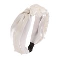 thumbnail image 1 of Unique Bargains 1 Pc Wide Faux Pearls Headbands for Women Beige, 1 of 6