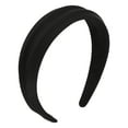 thumbnail image 1 of Unique Bargains 1 Pc Wide Solid Headbands for Women Black, 1 of 6