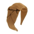 thumbnail image 1 of Unique Bargains 1 Pc Wide Tie Headbands for Women Caramel, 1 of 6