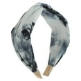 thumbnail image 1 of Unique Bargains 1 Pc Wide Tie Tie-dye Headbands for Women Black, 1 of 6