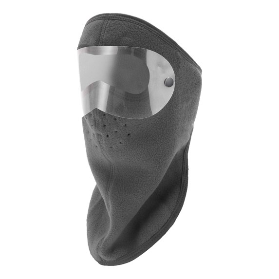 Unique Bargains 1 Pc Windproof Face Mask Removable Balaclava for Cycling Dark Gray