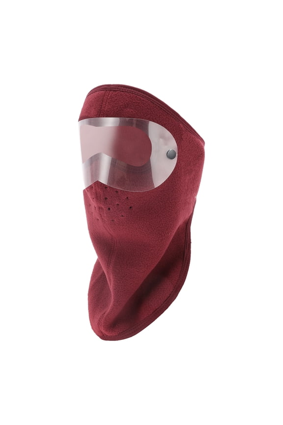 1 Pc Windproof Face Mask Removable Balaclava for Cycling Red