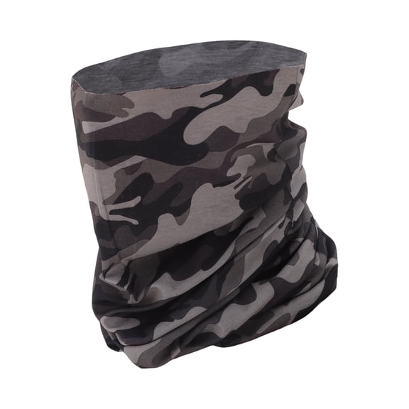 Unique Bargains 1 Pc Windproof Face Scarf Mask Face Mask for Outdoor Cycling Black Gray