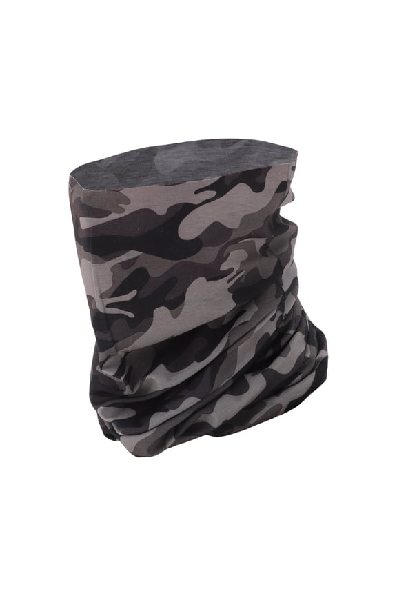 1 Pc Windproof Face Scarf Mask Face Mask for Outdoor Cycling Black Gray