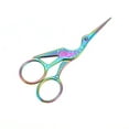 thumbnail image 1 of Unique Bargains 1 Pc Women Big Crane Scissors Facial Hair Scissors For Beauty Parlor Stainless Steel Assorted Color, 1 of 4