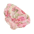 thumbnail image 1 of Unique Bargains 1 Pc Women Big Flower Bath Cap for Bathroom Business Travel Pink, 1 of 4