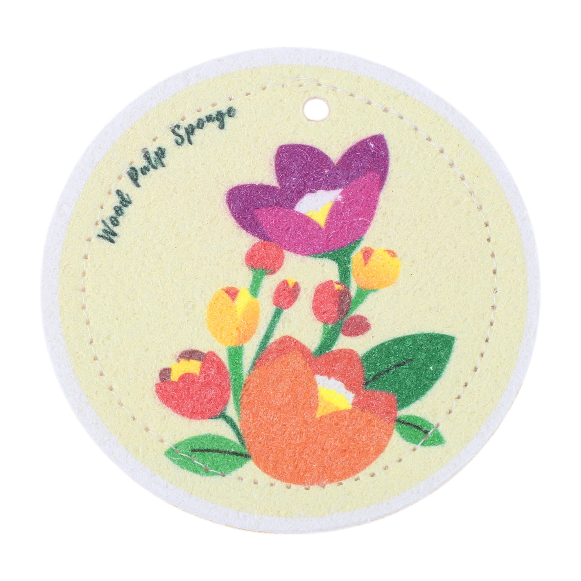 Unique Bargains 1 Pc Women Circular Kitchen Sponge for Home Loofah ...