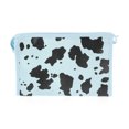 thumbnail image 1 of Unique Bargains 1 Pc Women Cow Pattern Makeup Bag for Travel Vacation Blue PU, 1 of 4