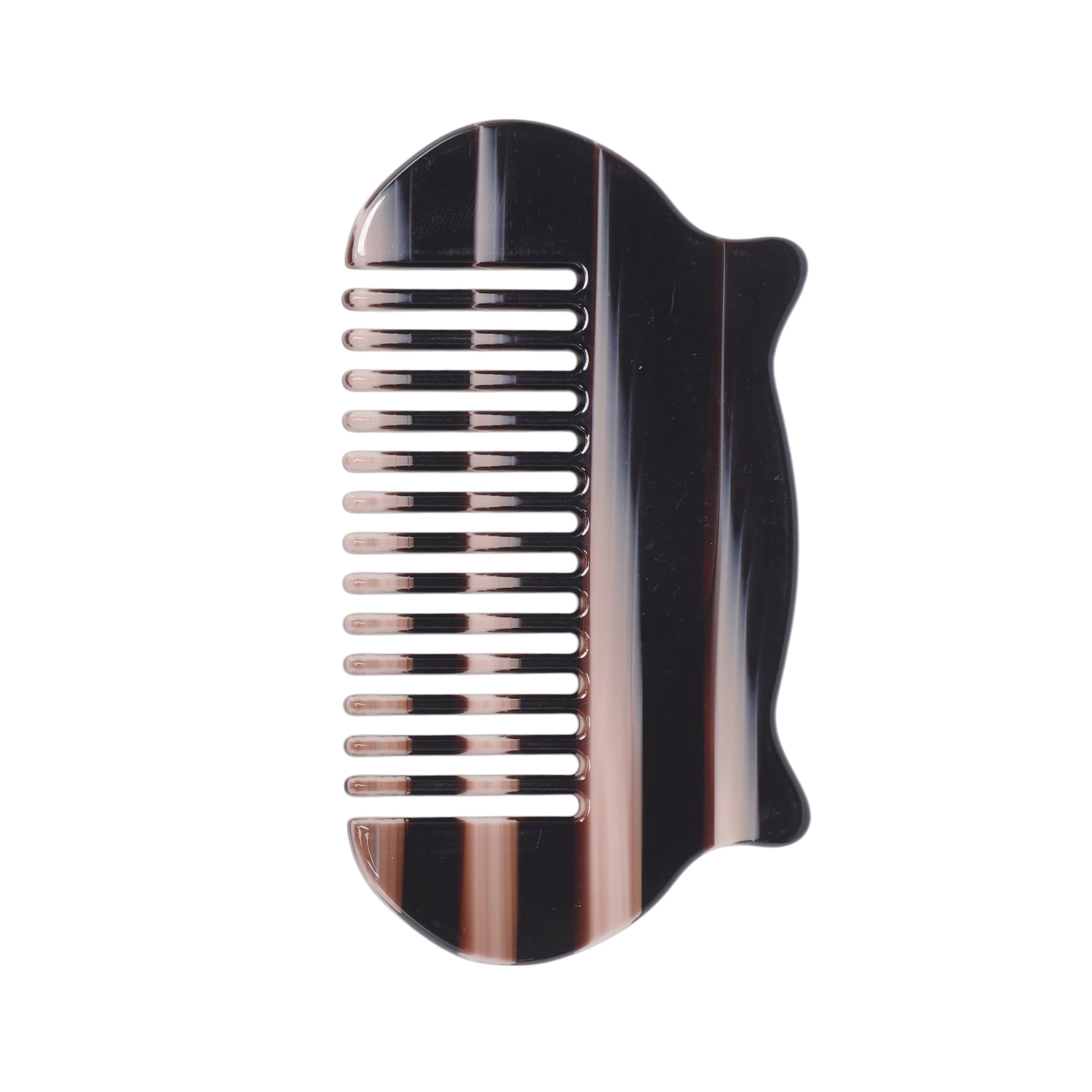 Unique Bargains 1 Pc Women Durable Cat Ear Hair Comb for All Hair Types Black