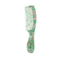thumbnail image 1 of Unique Bargains 1 Pc Women Durable Hair Straightening Comb Green Acetate Sheet, 1 of 6