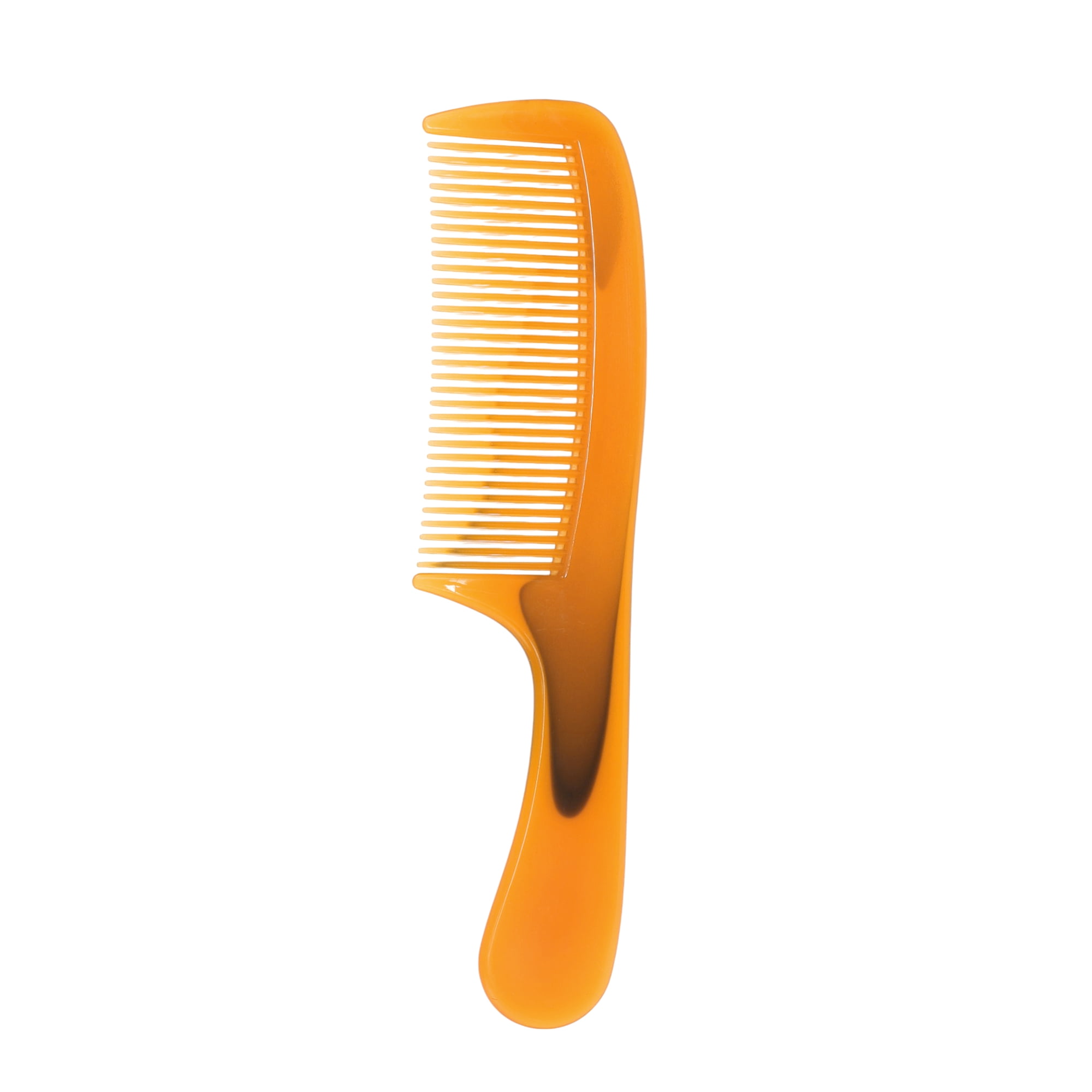 Unique Bargains 1 Pc Women Durable Tendon Comb for Curly Hair in Vibrant Orange Color