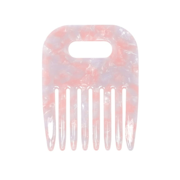Unique Bargains 1 Pc Women Durable Vintage Acetate Comb Pink Acetate Sheet
