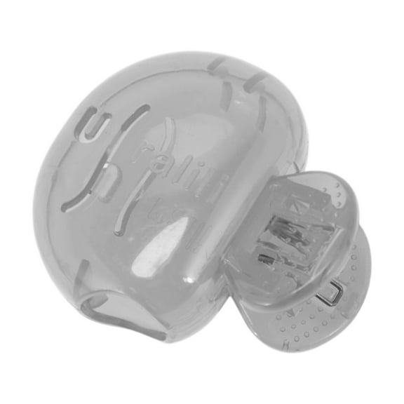 Unique Bargains 1 Pc Fish-shaped Toothbrush Covers for Travel Grey Plastic