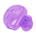 thumbnail image 1 of Unique Bargains 1 Pc Fish-shaped Toothbrush Covers for Travel Purple Plastic, 1 of 5