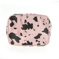 thumbnail image 1 of Unique Bargains 1 Pc Women Hands Up Makeup Bag for Travel Vacation Pink PU, 1 of 4