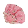 thumbnail image 1 of Unique Bargains 1 Pc Women Pineapple Bath Cap for Bathroom Business Travel Pink, 1 of 4