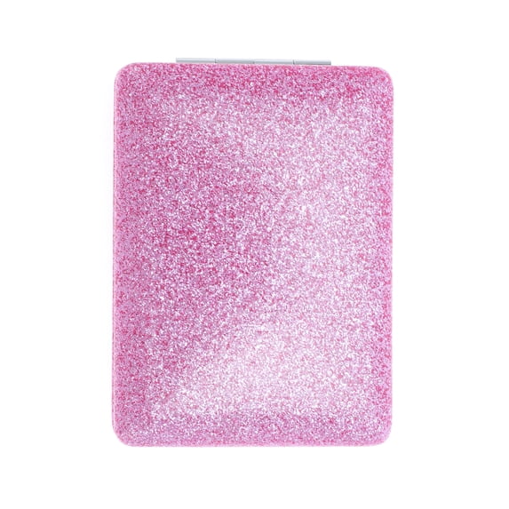 Unique Bargains 1 Pc Women Portable Rectangular Makeup Mirror for Travel Purple